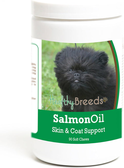 Healthy Breeds Affenpinscher Salmon Oil Soft Chews 90 Count...