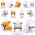 Stuffed Horse, 12 Pieces Assorted Toy Figures, Plush Animals for Holiday Party Favors, 3.2 x 3 Inch...