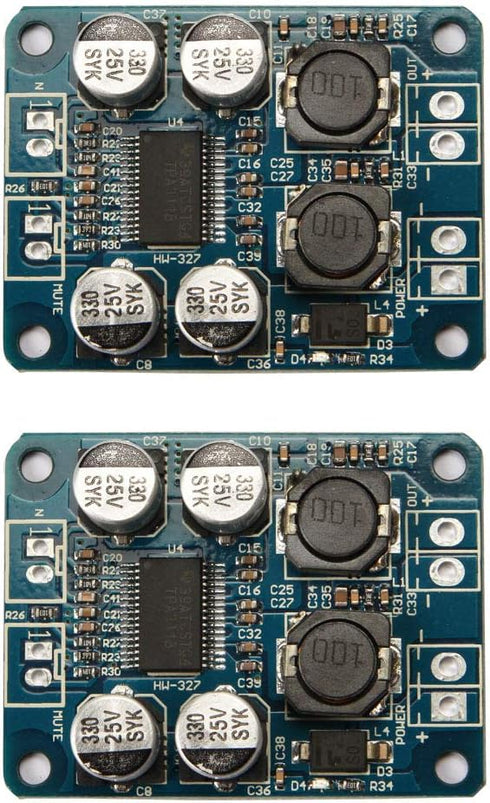Ximimark 2PCS TPA3118 PBTL Mono Digital Amplifier Board 1X60W 8-24V Power AMP Replace TPA3110...