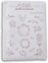 Embroidery Transfer Sheet Pattern 3-Pack Kit - Sketch Alphabet, Fanciful Florals, Inspirational Phrases......
