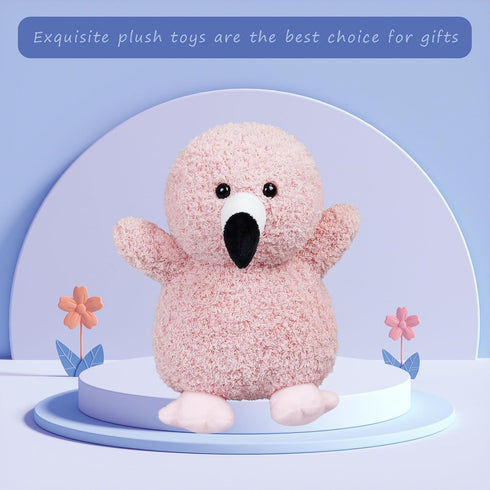 Pink Plush Flamingo Stuffed Animal Toy, Soft Cuddly Plushie Hugger Toy for Boys & Girls, Gifts for Kids or Girlfriend, 9 Inches...
