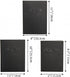 Elsjoy Set of 3 Sketchbook & Drawing Notebook, A5/A4/B5 Blank Sketch Book Travel Journal Notebook with Thick Paper for Drawing & Sketching, Black,...