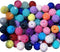 50Pcs Resin Rhinestone Beads, Loose Chunky Bubblegum Beads, Round Pave Disco Ball Beads, Gradient Shaped Spacer Beads for Jewelry Making DIY Craft...