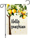 ChloropLastid Hello Sunshine Lemons Tree Garden Flag 12x18 Inch Summer Vertical Double Sided Lemons Floral Seasonal Holiday Outdoor Decoration Yar...