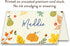 Koko Paper Co Thanksgiving Place Cards with Pumpkin and Autumn Foliage. Pack of 50 Tent Style Cards for Thanksgiving and Other Fall, Autumn Events...