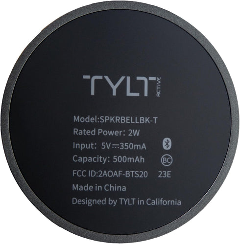 TYLT Bell Portable Magnetic Bluetooth Speaker with Built in Mic for iPhone, iPad, Google Pixel, Samsung Galaxy (Black)...