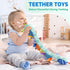 Baby Toys Musical Caterpillar, Stuffed Animal Activity Soft Toys with Teether,Multi-Sensory Crinkle, Rattle and Textures, for Tummy Time Baby Toys...