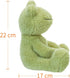 Apricot Lamb Toys Plush Velvet Frog Stuffed Animal Soft Cuddly Perfect for Child (Green Frog,8.5 Inches)...