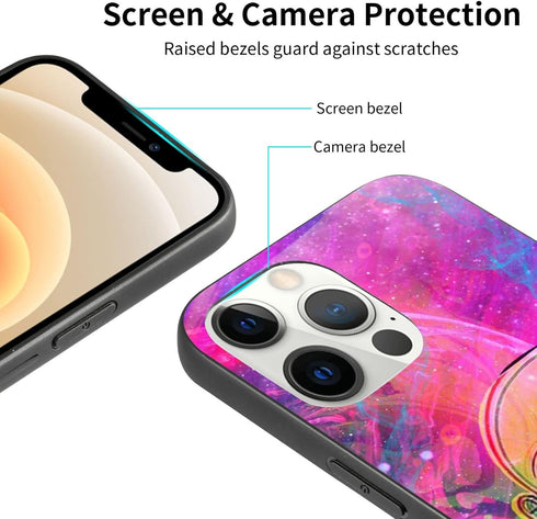 Compatible with iPhone 13 Pro Max Case, Alien Smoke Design Gift for Women Girls Shockproof TPU Case...