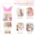 POVETIRE Headband Holder Bow Holder for Girls Hair Bows,Butterfly Hair Accessories Organizer Storage Wall Hanging Display for Nursery Toddler Girl...