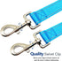 6FT Nylon Dog Tether, 1" Wide Reflective Thick Web Dog Training Tie Down for Medium Large Dogs Indoor Outdoor Front Yard Camping Blue...