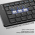 Protable Folding Wireless Keyboard,Foldable Bluetooth Keyboard for Business and Travel,USB-C Rechargeable,Multi-Device for iOS Android Windows Mac...