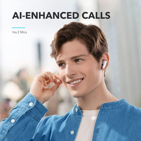 Soundcore by Anker P20i True Wireless Earbuds, 10mm Drivers with Big Bass, Bluetooth 5.3, 30H Long Playtime, Water-Resistant, 2 Mics for AI Clear ...