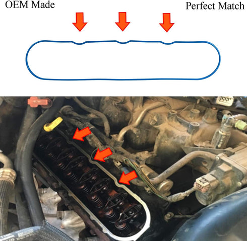 Valve Cover Gasket Set With Grommets VS50504R1 VS50250A For 1999~2016 GM/Isuzu/Saab 4.8L 5.3L 5.7L 6.0L 6.2L 7.0L V8...