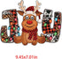 Xmas Iron on Stickers Christmas Patches Santa Claus Decals Snowman Deer Christmas Hat Christmas Tree Bell Penguin Pickup Gloves Heat Transfer Appl...