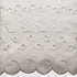 FRESH IDEAS Bedding Eyelet Ruffled Pillow Sham Euro, Ivory...