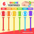 Toddler Bath Toys Suction Toy: Textured Sensory Suction Bath Toys, Kids Sensory Fidget Toys for Windows Building Toys, No Hole Baby Bath Toys, Str...