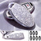 Royalfox(TM) 3 4 5 6 Buttons 3D Bling keyless Entry Remote Smart Key Fob case Cover for Nissan Murano Pathfinder Titan Maxima Sylphy Lannia Livina...