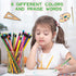 60 Pcs Inspirational Pencils Personalized Pencils with Name Cute Pencils Motivational Pencils for Student Color Changing Mood Pencils for Kids Sch...