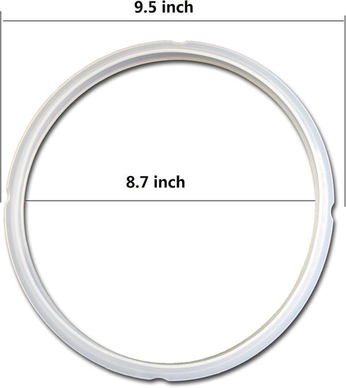 TamBee Silicone Sealing Ring Pressure Cooker Replacement Parts Gasket Kitchen Pressure Cooker Accessories 5qt 6qt Set of 9...