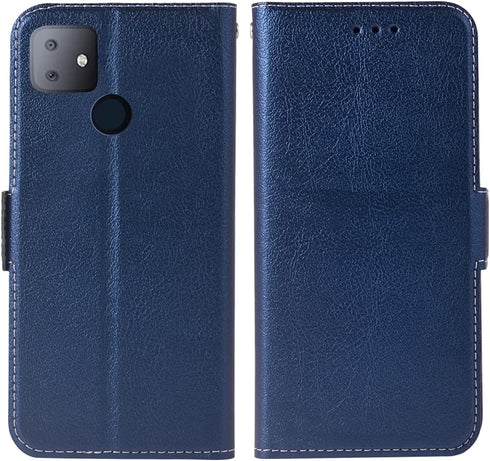 Compatible with T-Mobile Revvl 4 Plus Wallet Case Wrist Strap Lanyard Flip Cover Card Holder Stand Cell Phone Cases for Tmobile Revel 4+ T Mobile ...