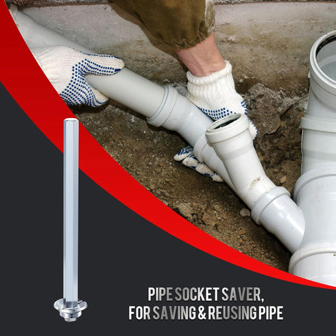 Enhon Plumbing PVC Pipe Reamer, Pipe Fitting Tools for 1/2" Speed Power Drill, Pipe Reamer PVC Fitting Saver for Removing Hub, Pipe Reamer Tool In...