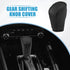Gear Shifting Knob Cover Automatic Transmission Lever Trim for Mazda CX-30 2020-2021 Faux Leather Black...