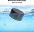 Portable Pill Box Metal Pill Case - Single Waterproof Pill Container for Purse & Pocket Travel Pillbox, Daily Round Aluminium Medicine Organizer H...