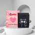 CONISY Cute Wallets for Women, Leather RFID Blocking Small Bifold Wallet with Zipper Coin Purse for Girls and Ladies Womens Wallet (Cat Black)...