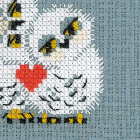 Riolis Love Counted Cross Stitch Kit-3.5"X3.5" 14 Count...