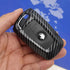 Soft Silicone Rubber Carbon Fiber Texture Cover Protector Compatible with BMW 1 3 4 5 6 7 Series and X3 X4 M5 M6 GT3 GT5 Keyless Remote Control Sm...