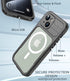 for iPhone 15 Phone Case Waterproof Shockproof Dustproof iPhone 15 Waterproof Cover Full-Body Sturdy with Magnetic Ring and Built-in Screen Protec...