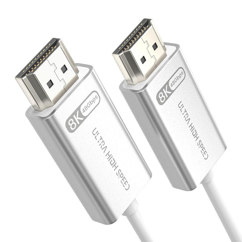 Fiber Optic HDMI 2.1 Cable, Super Soft&Lightweight Active Optical HDMI 2.1 Cord, Compatible with Projector, Game Console, PC, TV, Monitor etc (3.3...