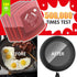 Pan Scraper, Durable Pot Scraper Dish Scraper, Flexible Kitchen Pan Scraper Tool Non Scratch for Cast Iron, Pot and Pan, Dish Cleaning- Pack of 4...