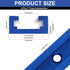 1Set T-Track Intersection kit Blue for Woodworking, Universal Aluminum T Tracks Tool Accessories...
