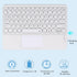 Wireless Bluetooth Keyboard with Touchpad,Portable Ultra Slim 7-Colors Backlit Keyboard,10 inch Rechargeable Keyboard for IPad/IPad Pro, Android T...