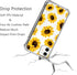 Sunflower Clear Case Compatible with iPhone 11 Released 2019, Yellow Sunflower Girls and Women Floral Back Case Cover, Sunflower Transparent Soft ...