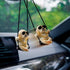 Labrador Retriever Car Mirror Hanging Accessories Cute Swinging Dog Rear View Mirror Accessories for Men & Women...