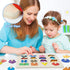 Shape Puzzles Wooden Puzzles for Toddlers, Peg Puzzle Montessori Shape Sorter Toys Wooden Shape Board Puzzles, Preschool Learning Educational Toy ...