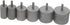 The Beadsmith Wig Jig Delphi Pegs – Wire Elements Small Sizes, 6 Pieces, Nylon with Metal Pins, 3/16, 1/4, 5/16, 3/8, 7/16 & 1/2 Inch Sizes - Used...