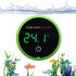 Fish Tank Digital Thermometer Digital Aquarium Thermometer LED Display Stick-on Fish Tank Thermometer Default HI/LO Alarm Cordless Tank Temperatur...