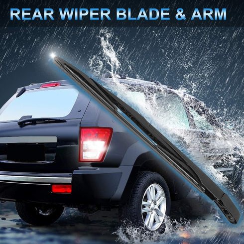 X AUTOHAUX Rear Windshield Wiper Blade Arm Set 355mm 14 Inch for BMW X3 E83 2003 2004 2005 2006 2007 2008 2009 2010 61 62 3 400 708...
