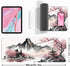 Watercolor Cherry Blossom Large Gaming Mouse Pad,Mouse Pad Gaming 31.5 x 11.8 in Mouse Mat Desk Pad,Large Desk Mat,Extended Keyboard Mousepad with...