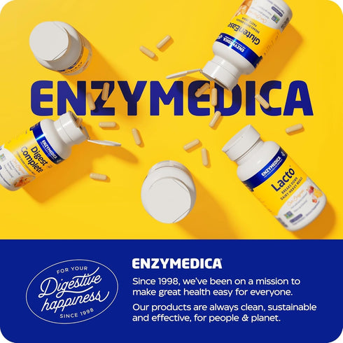 Enzymedica, SerraGold, High-Potency Serrapeptase Enzyme Supplement, Supports Respiratory, Heart & Immune Function, 60 Count...