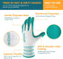 COOLJOB Gardening Gloves Best Gift for Women Ladies, 6 Pairs Breathable Rubber Coated Yard Garden Gloves, Outdoor Protective Work Gloves with Grip...