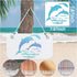 15 Pieces Ocean Stencils Reusable Sea Turtle Seahorse Templates Dolphin Octopus Stencils Summer Tropical Beach Stencils for Painting on Wood DIY C...