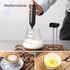 Powerful Electric Milk Frother Set, Rechargeable Drink Blender with Stand/Base, Foam Maker Mixer, Handheld Milk Frother for Coffee, Cappuccino, La...