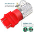 PHINLION 3157 Red LED Light Bulbs, Super Bright 72-SMD 3156 3057 3357 4057 4157 Replacement for Car Truck Rear Brake Stop Tail Turn Signal Blinker...