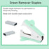 Green Stapler, Desktop Stapler, 25 Sheet Capacity, includes 1000 Staples and Staple Remover...