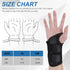 Wrist Brace for Carpal Tunnel, Night Wrist Sleep Support Splint with Compression Sleeve Adjustable Straps for Pain Relief, Arthritis, Tendonitis, ...